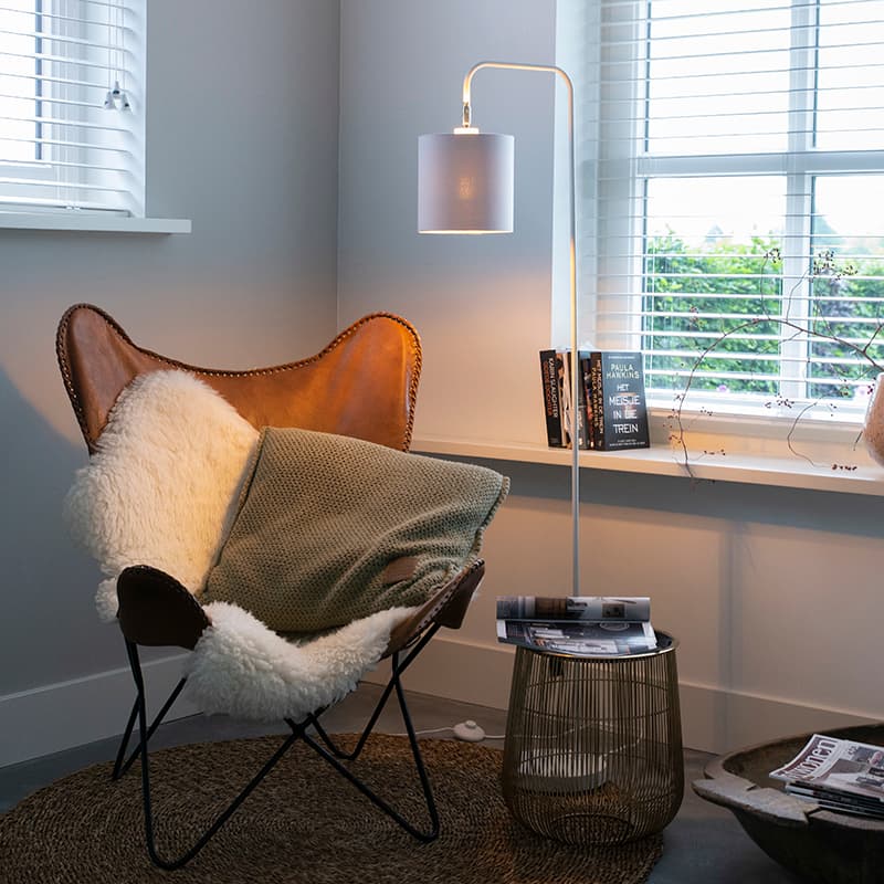 Moderna golvlampa vit - Lofty
