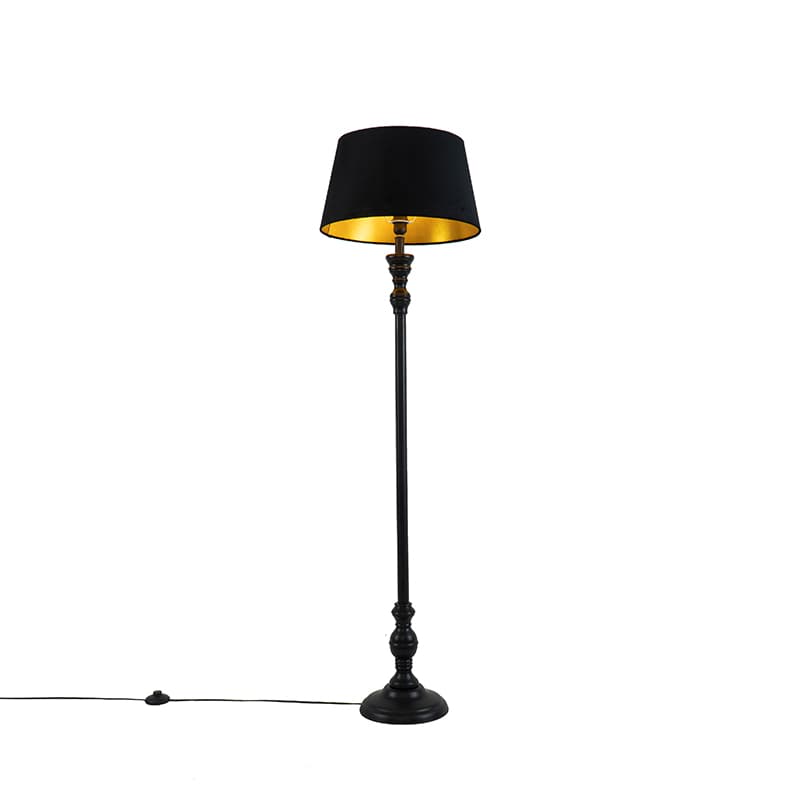 Klassisk golvlampa svart - Classico