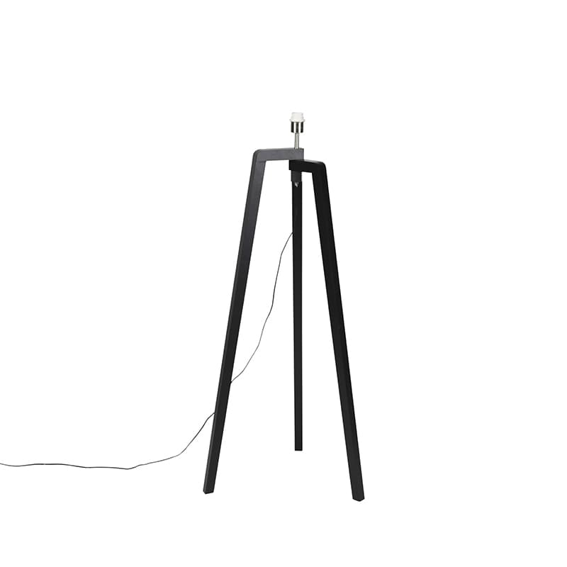 Golvlampa svart utan skugga - Puros