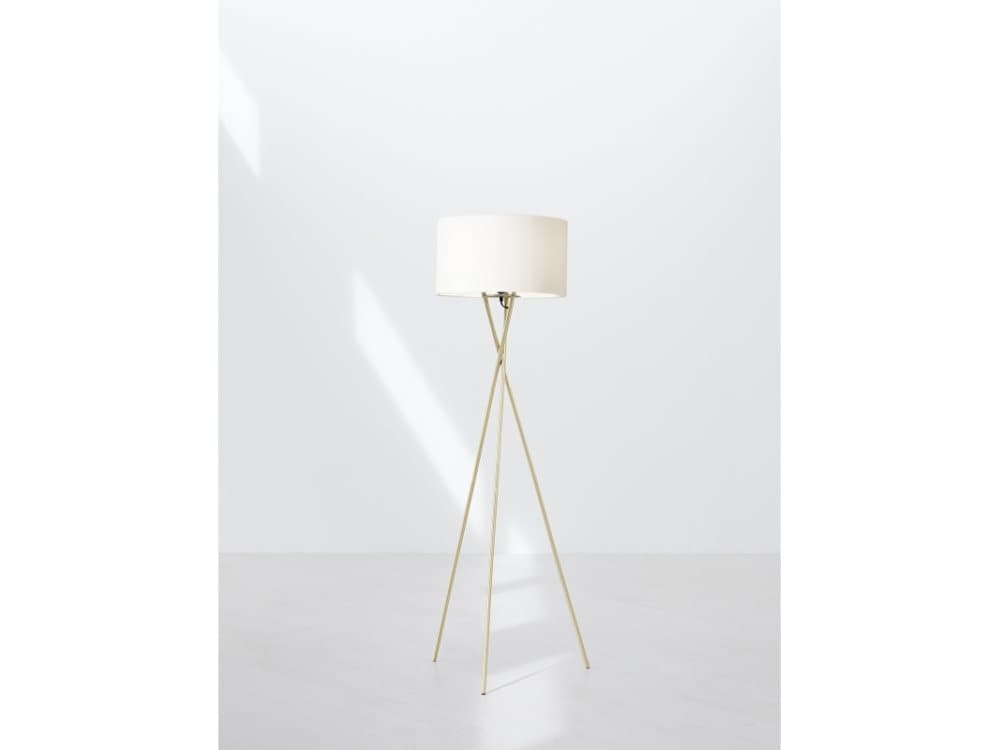 GOLVLAMPA UPTOWN GOLD W/WHITE
