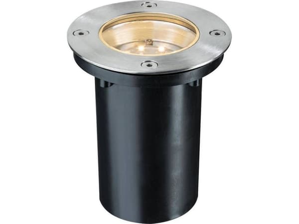 Paulmann 937.88, Svart, Rostfritt stål, Trädgård, Metall, Rostfritt stål, IP67, 500 kg, 1 lampor Svart, Rostfritt stål
