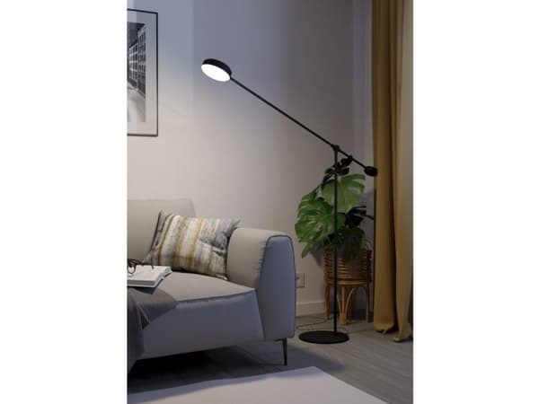 EGLO Clavellina, Sort, Hvit, Stue, Plast, Stål, IP20, II, 1 ampuller