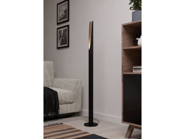 EGLO BARBOTTO GULV GU10 SORT/EG
