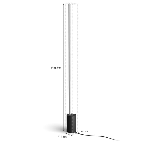 Philips Hue Gradient Signe Golvlampa Wh/Color Svart