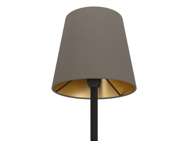 EGLO FIORANA GULV H1405 E14 SORT/CAPPUCCINO-GULD