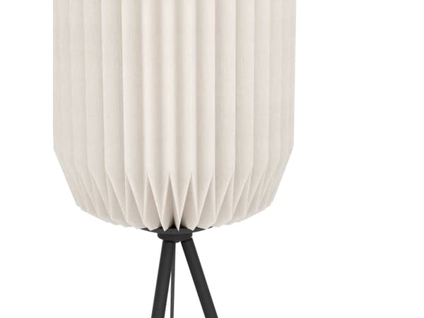 EGLO BELGRAVE FLOOR H1415 E27 SVART/VIT