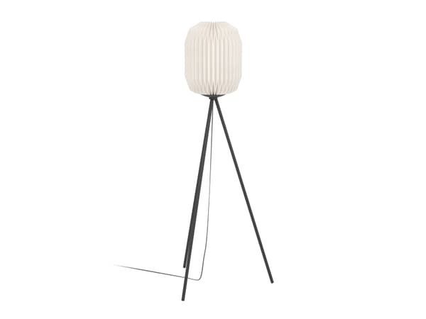 EGLO BELGRAVE FLOOR H1415 E27 SVART/VIT