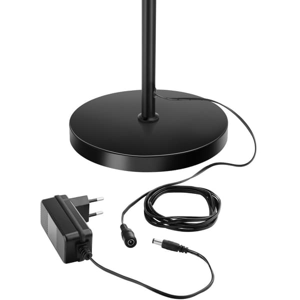 Gulvlampe Prisma LED, 5 lysindstillinger, 12 W, dæmpbar - sort