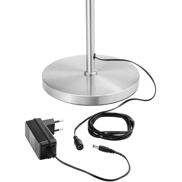 Gulvlampe Prisma LED, 5 lysindstillinger, 12 W, dæmpbar - sølv