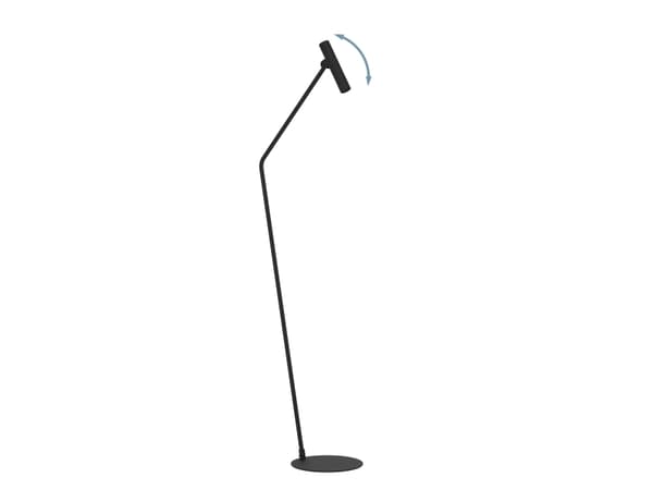 EGLO ALMUDAINA gulvlampe i sort stål
