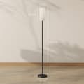Miniatyrbillede 3 af 9: Gulvlampe, Ø22x163H cm, Sort og Hvid