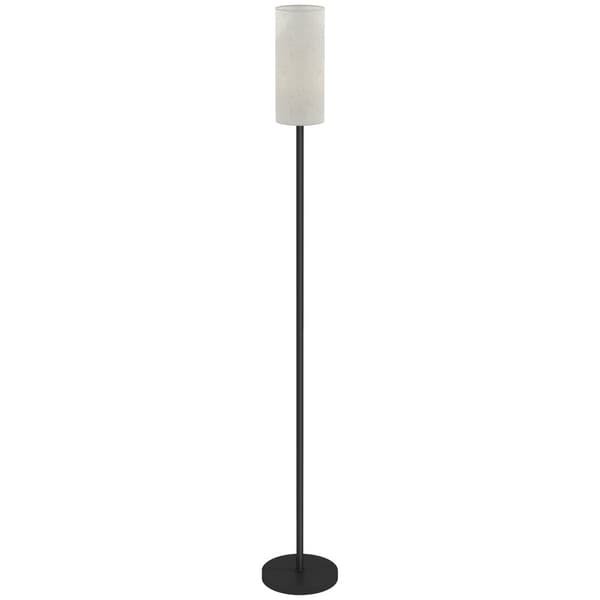Gulvlampe, Ø22x163H cm, Sort og Hvid