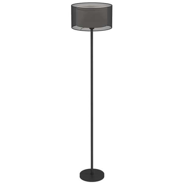 Golvlampa, Ø33 x 152.5H cm, Svart och Vit