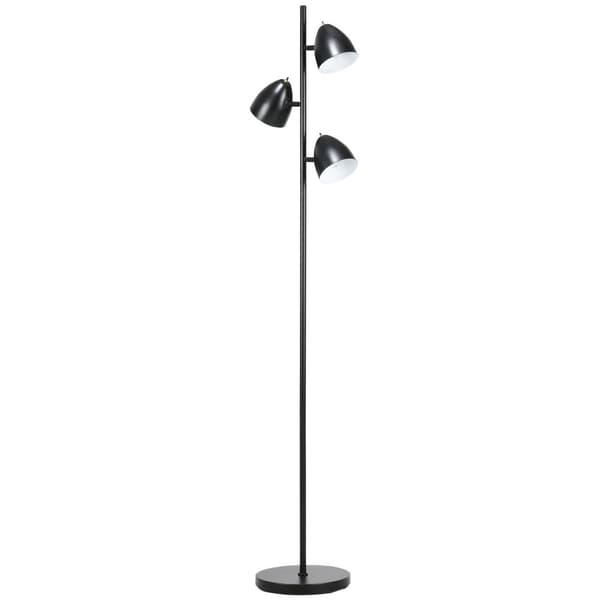 Golvlampa, 38x28x169 cm, Svart