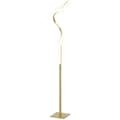 Pikkukuva 1 / 9: Lattiavalaisin, LED-spiraali, 20,5P x 20,5L x 146K cm, kulta