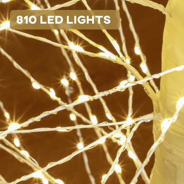 LED-puu, 180 cm, valkoinen