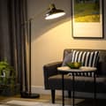 Miniatyrbild 2 av 9: Golvlampa, 80x30x124-165 cm, Svart