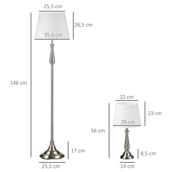 Lampetit, Vintage Design, Ø35,5 x 146K cm, Kerma