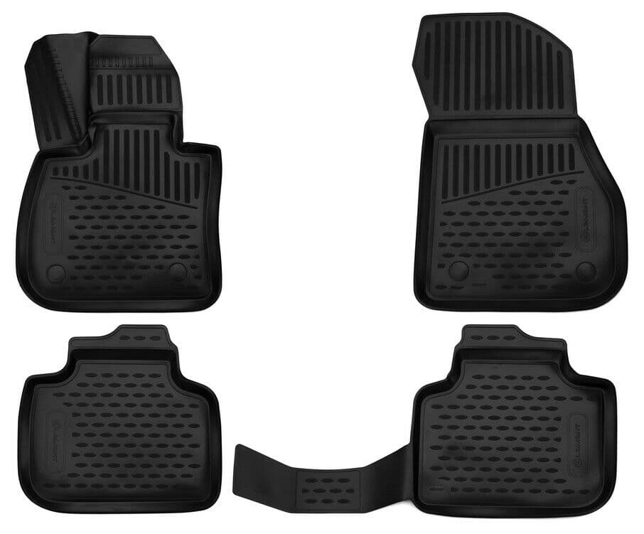 3D Mittatilaustyönä Kumimattosarja musta BMW X1 2015 - Toisen sukupolven (F48)