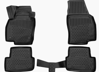 Passförm gummi bilmattor för CADILLAC CTS 06/2007 - 4WD