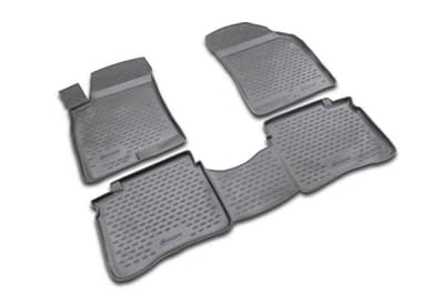 Passförm gummi bilmattor för HYUNDAI Sonata V 2001-