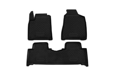 Passförm gummi bilmattor för SSANGYONG Korando 2011-2019 3 delar