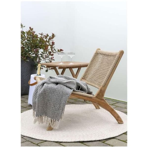 House Nordic Round matta Emory Sand