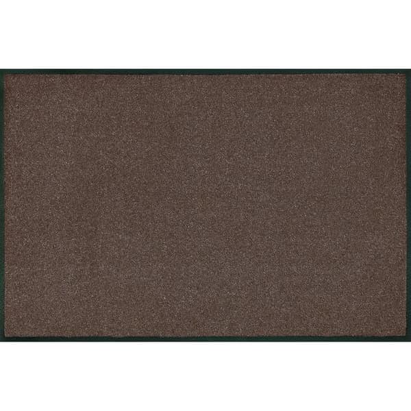 Matta - Design Brun - 50 x 75 cm - 100% polyamid - Kvalitet Wash & Dry - Halkskyddande