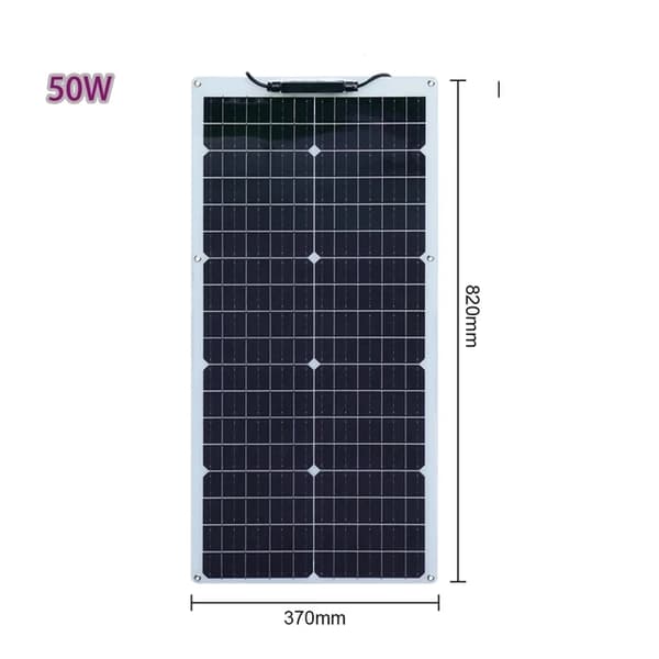 Joustava aurinkopaneeli, 150W, 18V lataus, 12 V 150W Solarkitit