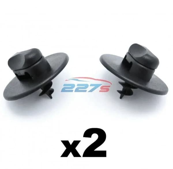 2x VW Floor Mat Clips- Twist Lock Carpet Mat Plastic Clips for some VW models