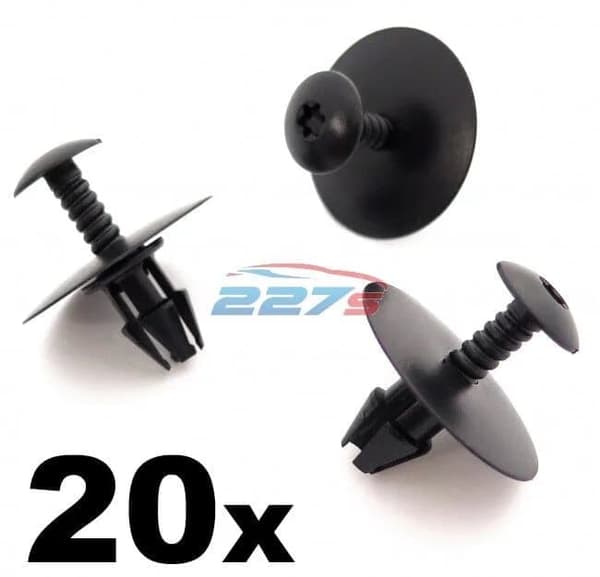 20x Mercedes Side Skirt Clips, Rocker Panel Cover Clips- 0019900192