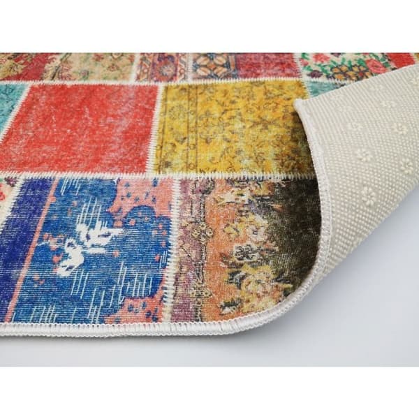 Teppe - TETRIS - 160x230 - Polyester 50% - Velour 50% - Halkbeskyttende og vaskbar