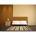 Miniatyrbild 2 av 4: Matta - Surf - Modern - Beige - 67x120 cm - Polypropylen