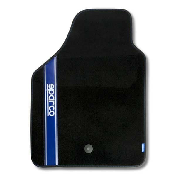 Sparco bilmatta set - Tyg - Blå