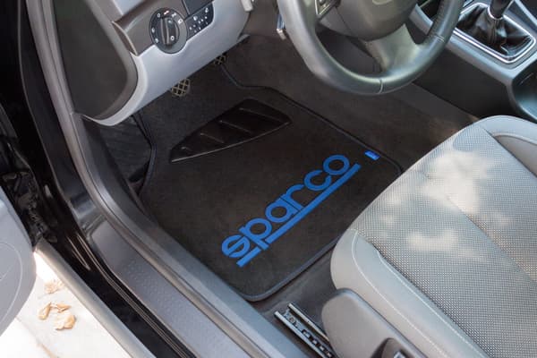 Automåttesæt Sparco - Stof - Blå