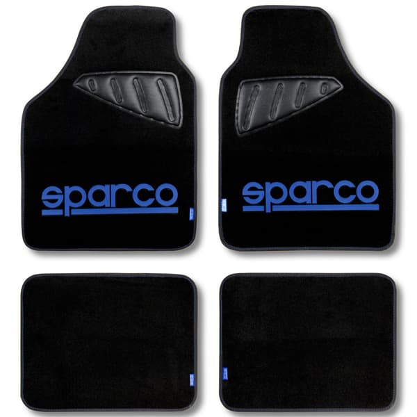 Automåttesæt Sparco - Stof - Blå