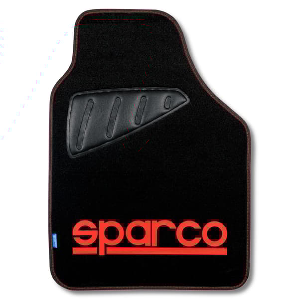 Automåttesæt Sparco - Stof - Rød