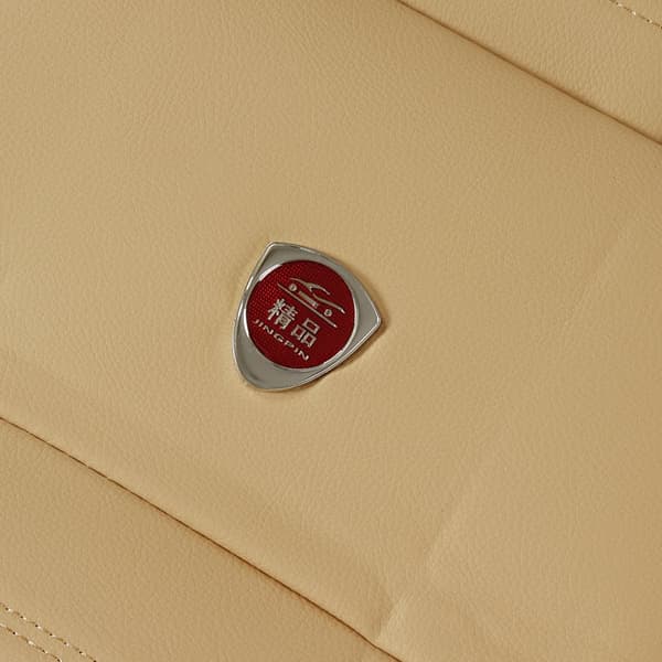 Sarja 1 istuinpäällinen autoon, yksi istuinpäällinen, etuistuimet, auton istuinpäälliset, beige