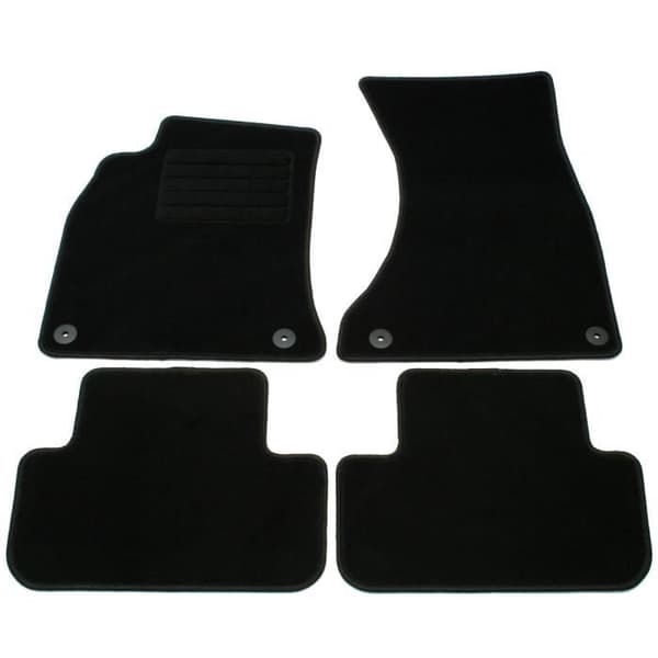 Golvmattor set för audi a4 b8 8k 2007-2015 passform bilmattor