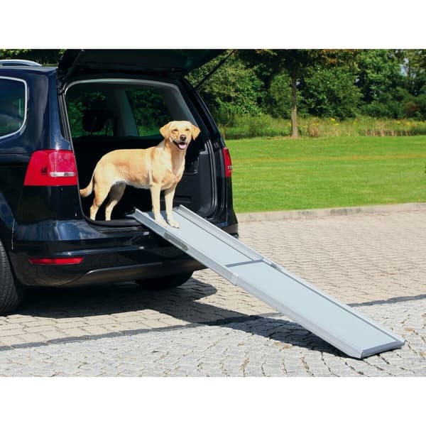 Bärbar ramp Trixie T3940 Grå Aluminium Plast 43 x 100/180 cm