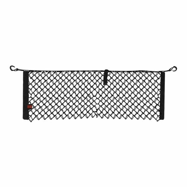 Auton tavaratilan verkko Black & Decker Musta 30-125 x 82 cm