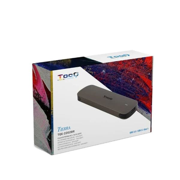 Lomme til harddisk TooQ TQE-2202BR Brun