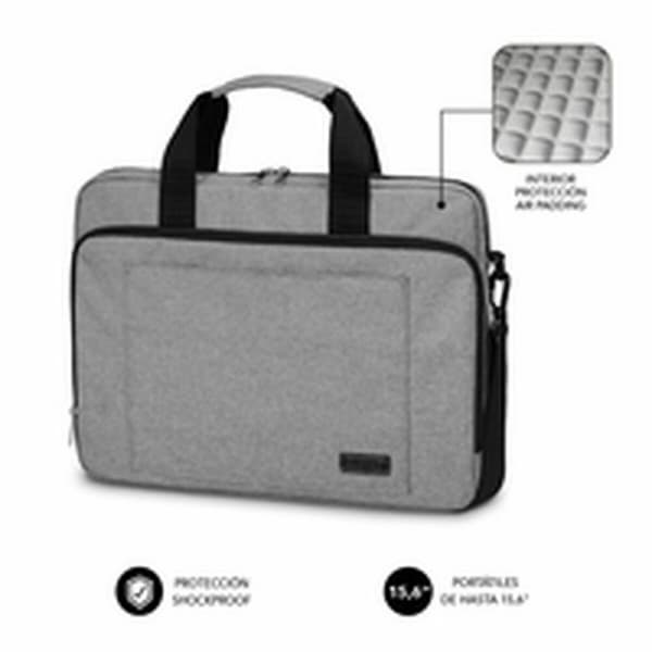 Etui for Bærbar Datamaskin Subblim SUB-LB-4APLB10 Grå 15,6"