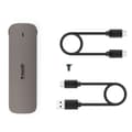Miniatyrbillede 2 af 3: Lomme til harddisk TooQ TQE-2202BR Brun
