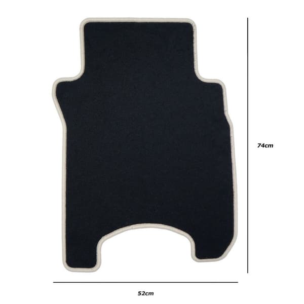 Set med bilgolvmattor OCC Motorsport OCCHN0022 Svart 5 Delar
