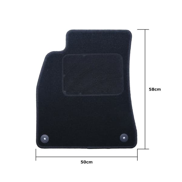 Set med bilgolvmattor OCC Motorsport OCCD0017 5 Delar