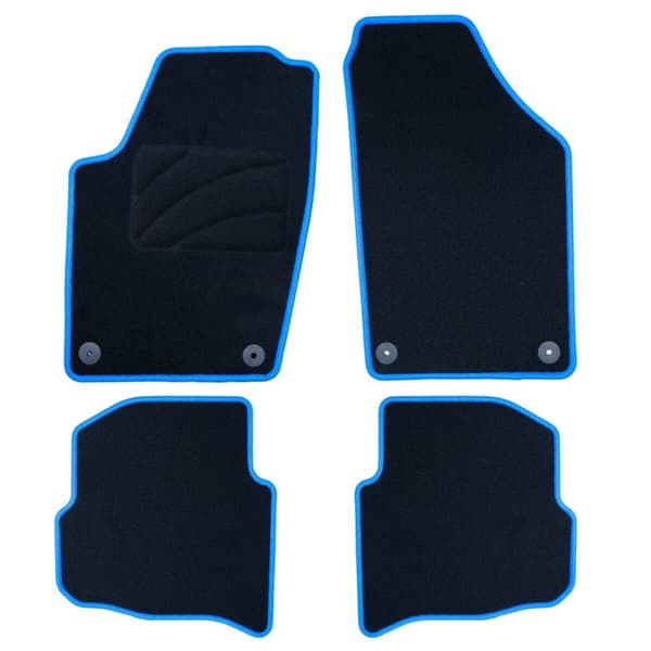 Set med bilgolvmattor OCC Motorsport OCCVW0034BL Blå 5 Delar