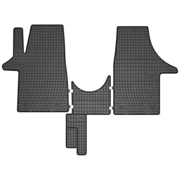 Gummimåtter til biler Volkswagen Transporter T5 2003-2015 Van, Første række af sæder