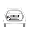 Miniatyrbilde 8 av 9: Biloppbevaringsnett Black & Decker Svart 40/50/60/80 x 25 cm 4 Deler
