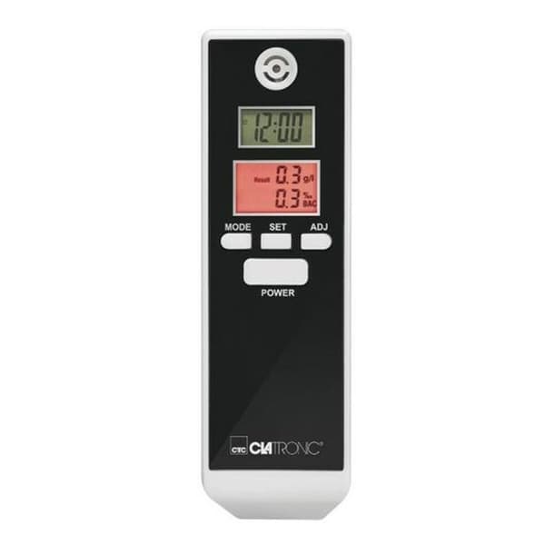 Digital alkomätare Clatronic AT 3605 Vit Svart